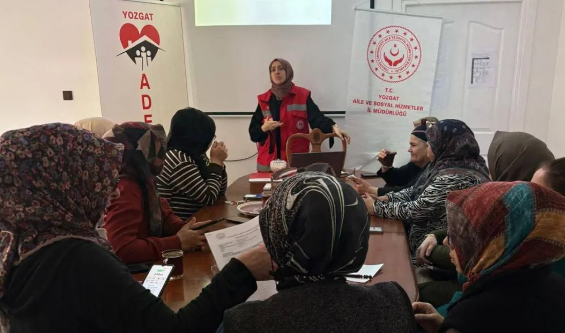 Yozgat Sosyal Hizmet Merkezi Müdürlüğü, ADEM-1 kursiyerlerine çocuklarda mahremiyet eğitimi