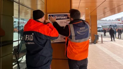 Yozgat İl Afet ve Acil Durum Müdürlüğü, 1-7 Mart Deprem