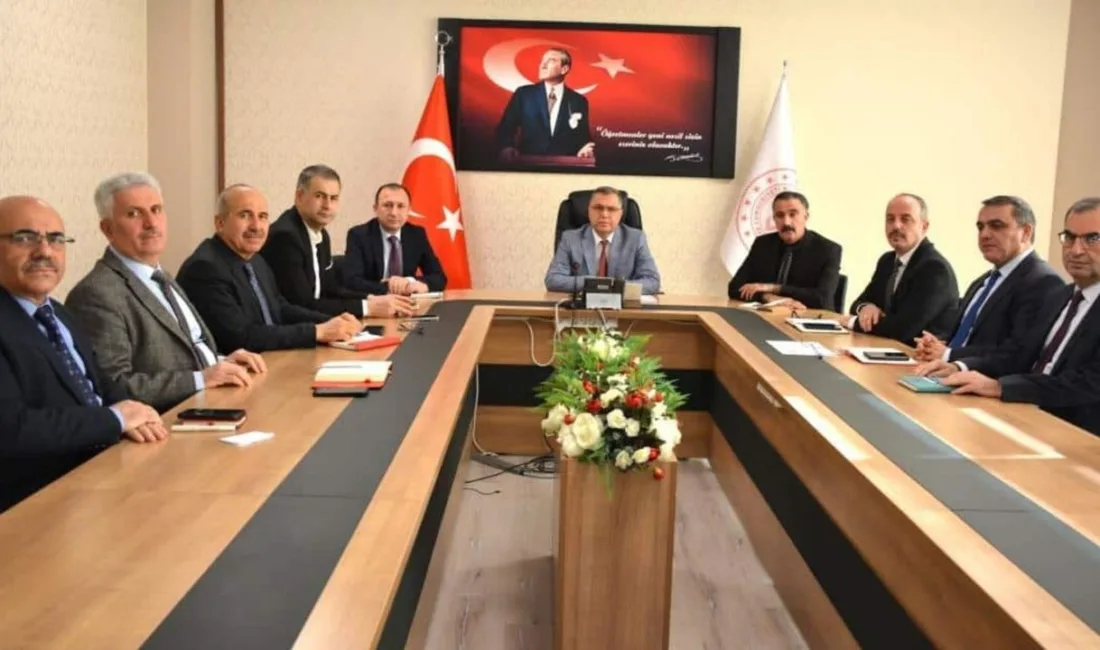 Yozgat İl Milli Eğitim Müdürü İsmail Altınkaynak başkanlığında, eğitim faaliyetlerinin