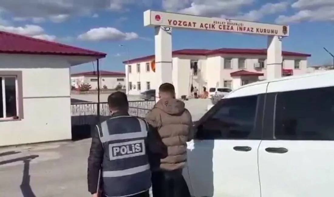 Yozgat İl Emniyet Müdürlüğü ekipleri, hırsızlık suçundan 2 yıl 6