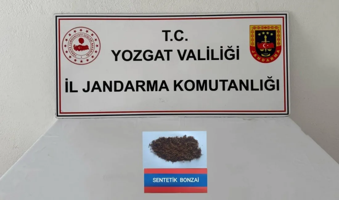 Yozgat İl Jandarma Komutanlığı koordinesinde düzenlenen operasyonlarda uyuşturucu madde ve