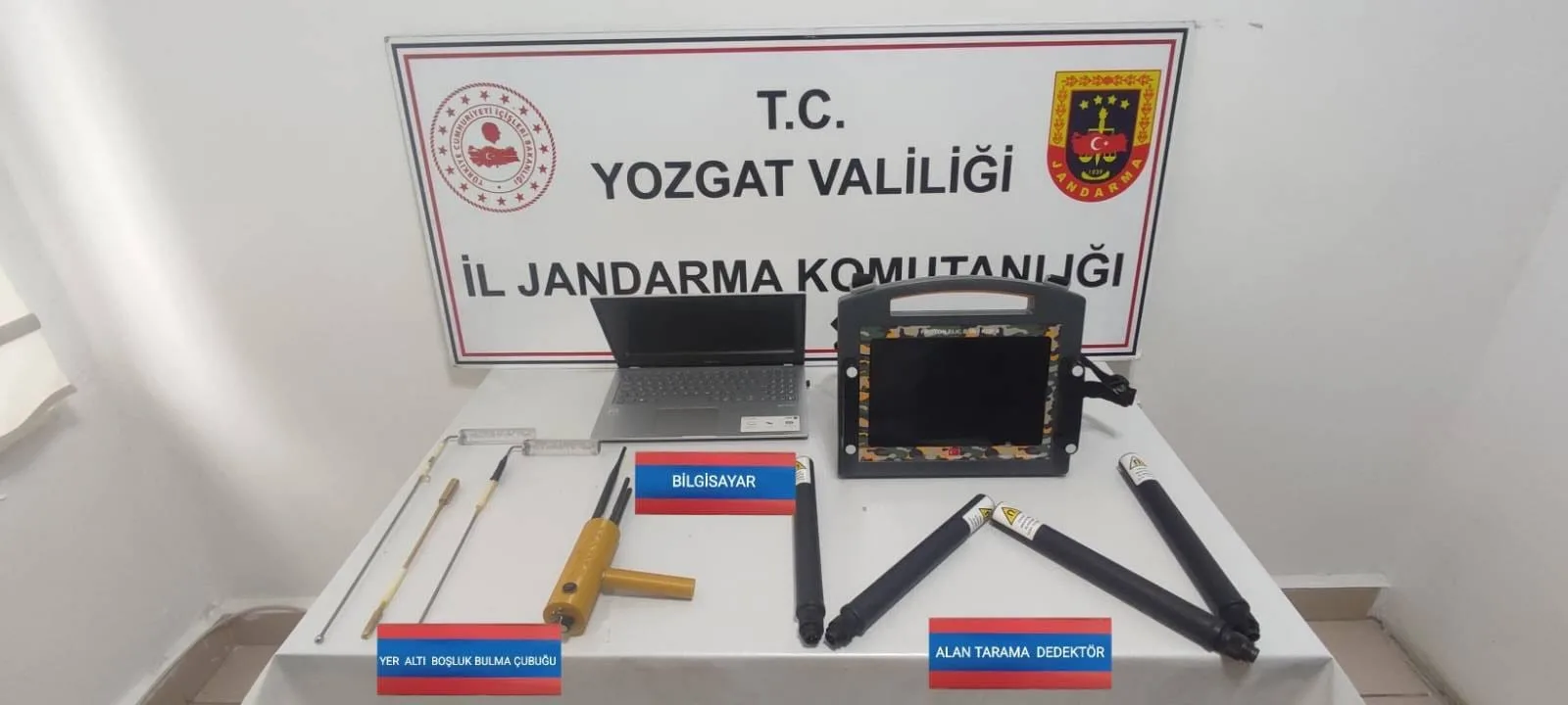 Yozgat'ta kültür ve tabiat varlıklarının korunması amacıyla kaçak kazı yapan