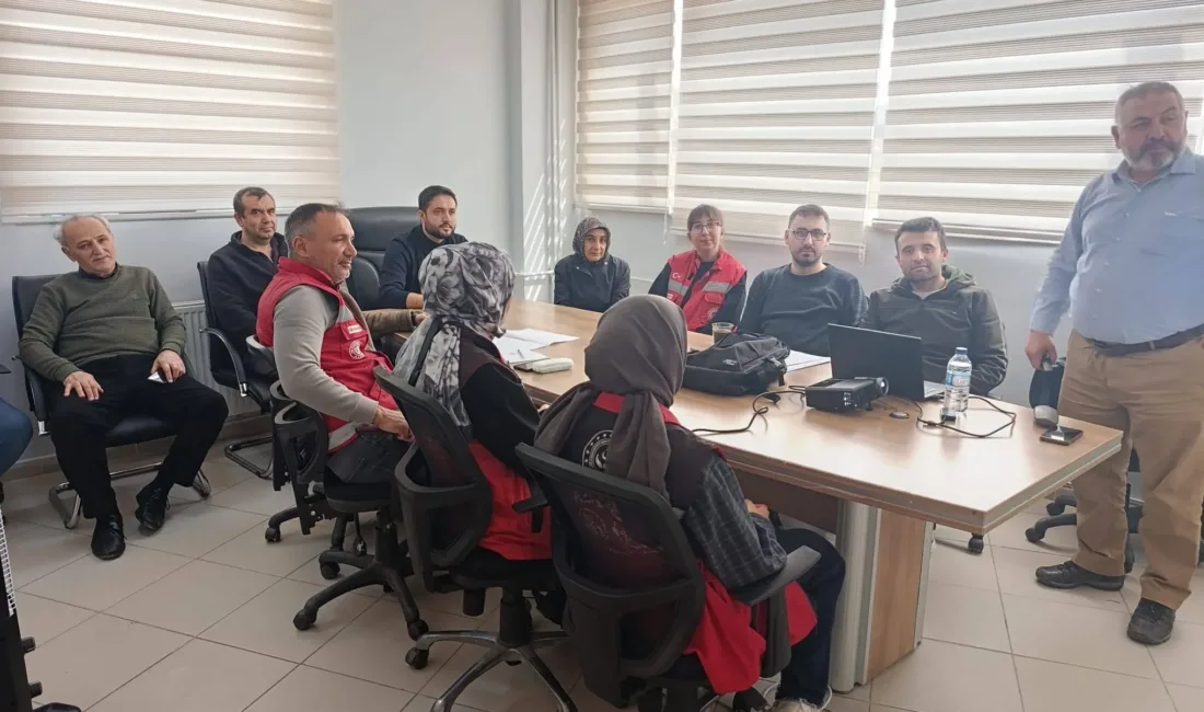 Yerköy Sosyal Hizmet Merkezi Müdürlüğü tarafından personele yönelik iş sağlığı