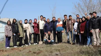 Yozgat Bozok Üniversitesi Meslek Yüksekokulu, çevre bilincini artırmak amacıyla ağaç