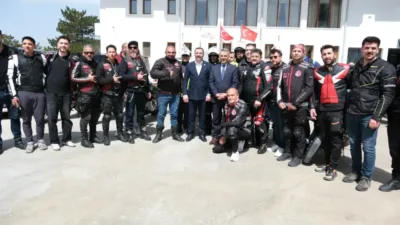 Yozgat’ta Turizm Haftası etkinlikleri kapsamında düzenlenen motor ve ATV turu,