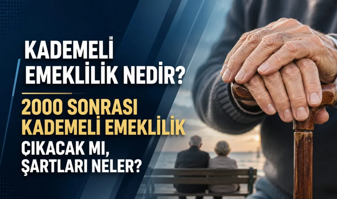 Kademeli emeklilik düzenlemesi milyonlarca çalışanın gündemindeki yerini korurken, özellikle 1999