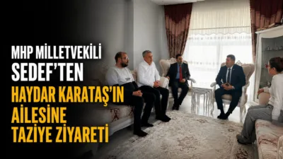 MHP Yozgat Milletvekili İbrahim Ethem Sedef ve İl Başkanı Tekin