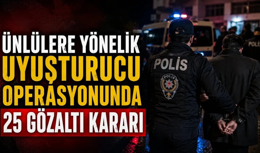 Ünlülere yönelik düzenlenen uyuşturucu operasyonunda 25 kişi gözaltına alındı; Mabel