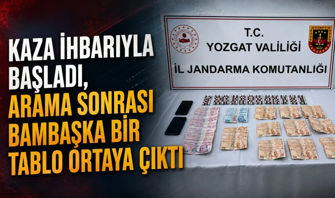 Yozgat’ta yaralanmalı trafik kazasının ardından başlatılan adli süreçte yapılan arama,