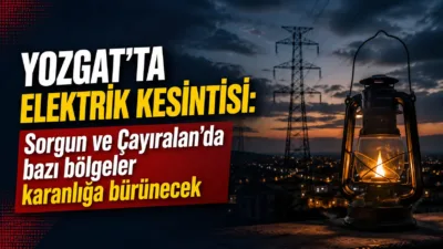 Yozgat'ta, enerji altyapısını güçlendirmek amacıyla 21 Mayıs 2026 Perşembe günü