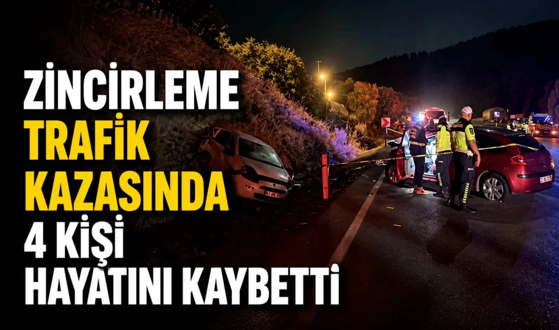 Meydana gelen zincirleme trafik kazasında 4 kişi yaşamını yitirdi, 11