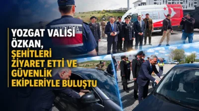 Yozgat Valisi Mehmet Ali Özkan, Kurban Bayramı öncesinde Yozgat Şehitliği'ni