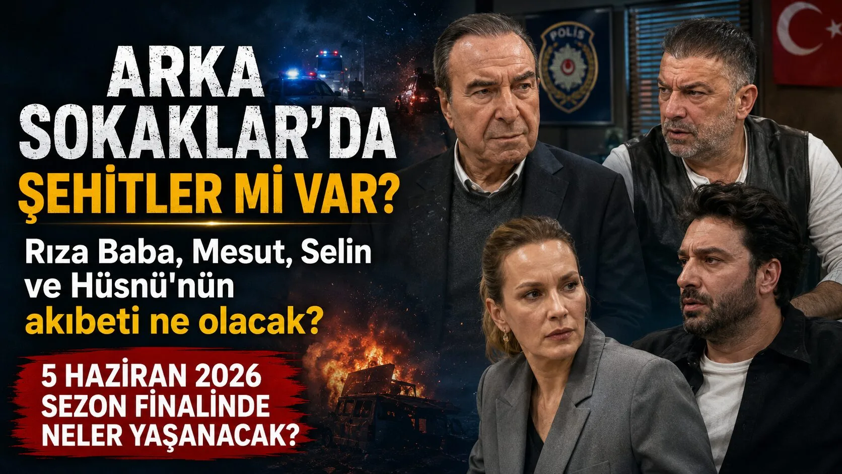 Türk televizyon tarihinin efsane dizisi Arka Sokaklar, 20. sezon finaline