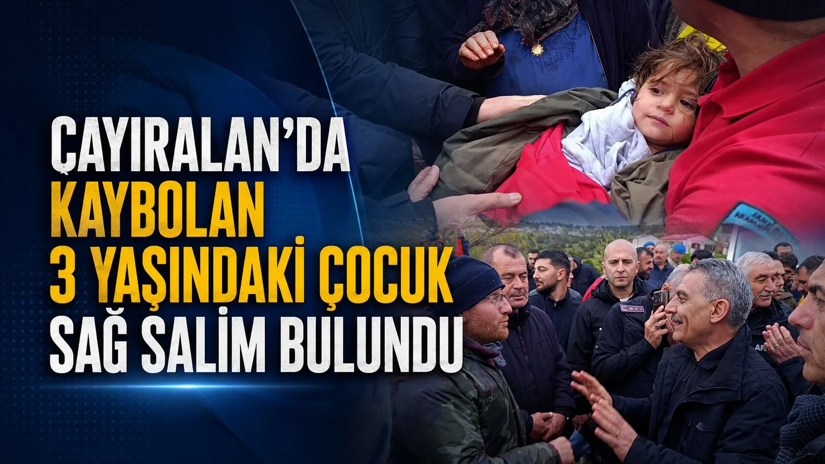 Yozgat Valisi Mehmet Ali Özkan, Çayıralan ilçesinde kaybolan 3 yaşındaki