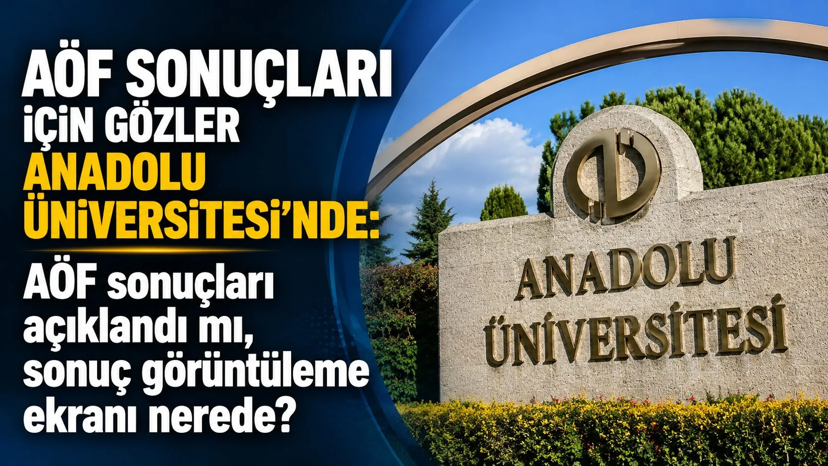 Anadolu Üniversitesi Açıköğretim Fakültesi, 2026 eğitim öğretim yılı bahar dönemi