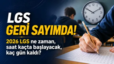 2026 Liselere Geçiş Sistemi (LGS) sınavı, 13 Haziran 2026 tarihinde