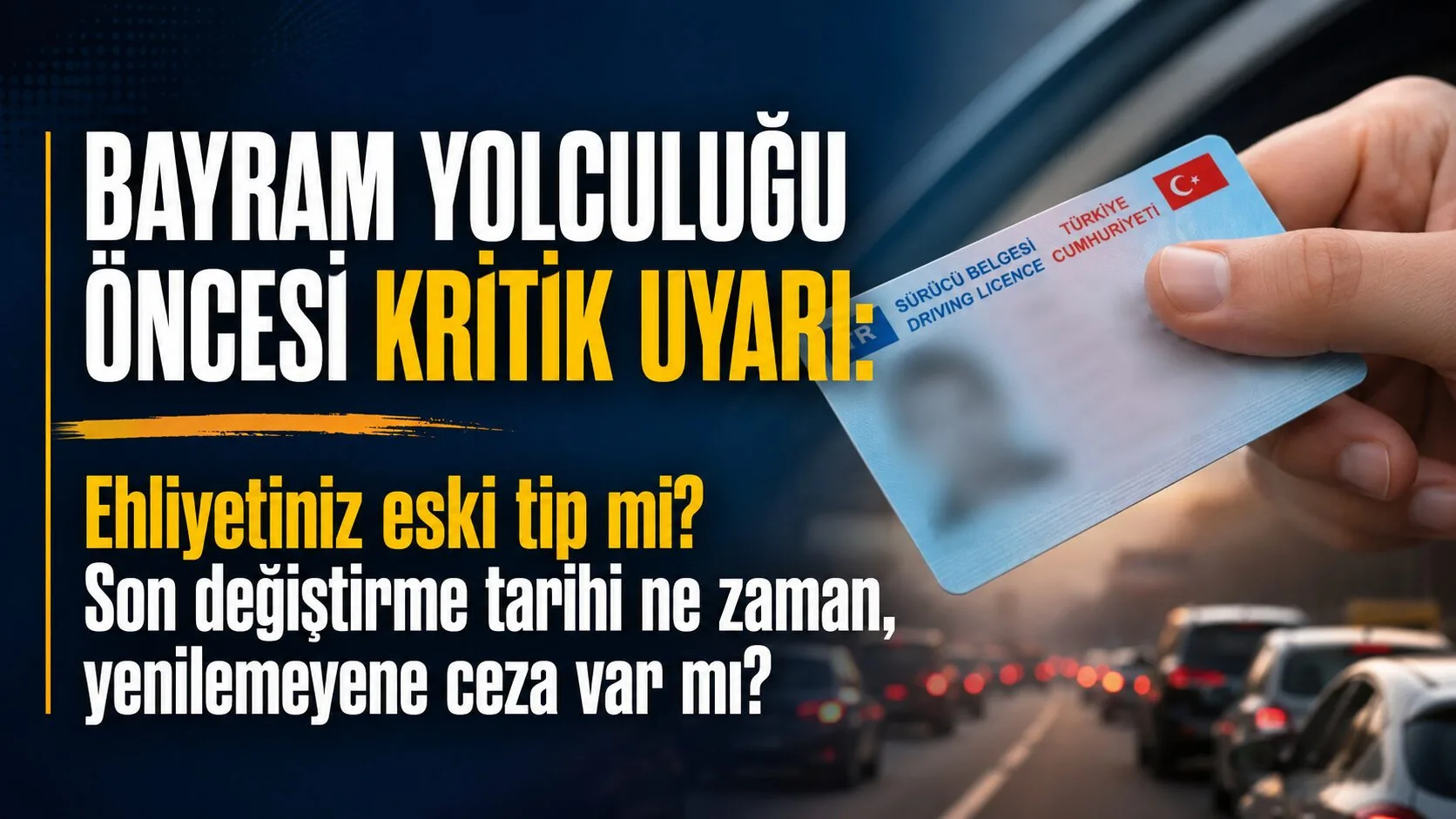 Yozgat'ta bayram tatilinde şehir dışına çıkacak sürücülerin yeni tip çipli