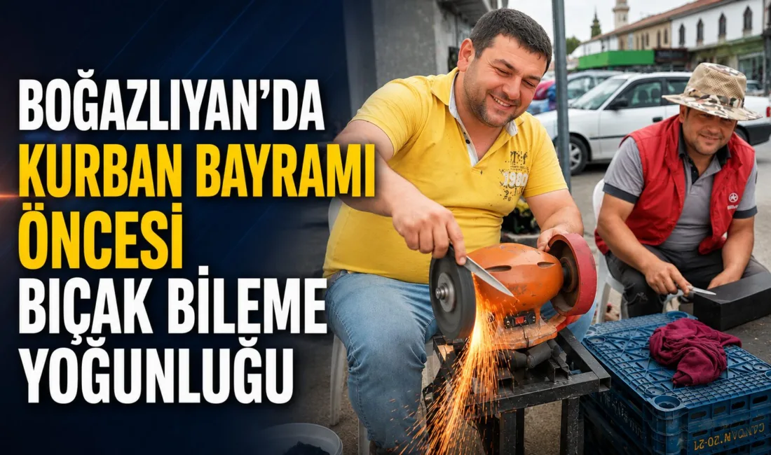Boğazlıyan'da Kurban Bayramı hazırlıkları sürerken, Ali İhsan Eren ve Hüsamettin
