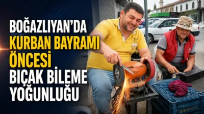 Boğazlıyan'da Kurban Bayramı hazırlıkları sürerken, Ali İhsan Eren ve Hüsamettin