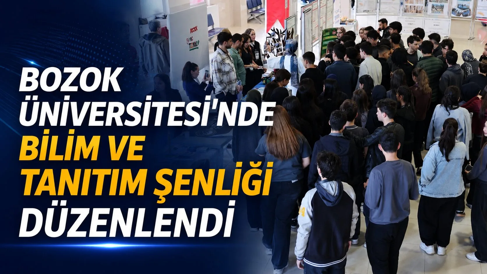Yozgat Bozok Üniversitesi, bilimsel projelerin tanıtımı ve öğrenci başarılarının paylaşılması