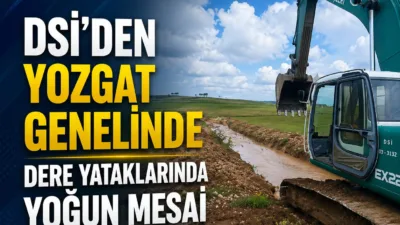 DSİ Şube Müdürlüğü ekipleri, yoğun yağışlar nedeniyle oluşabilecek su taşkınlarını