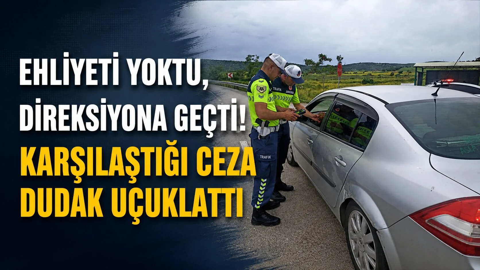 Yozgat’ta gerçekleştirilen trafik denetimlerinde, sürücü belgesi geçici olarak geri alınmasına