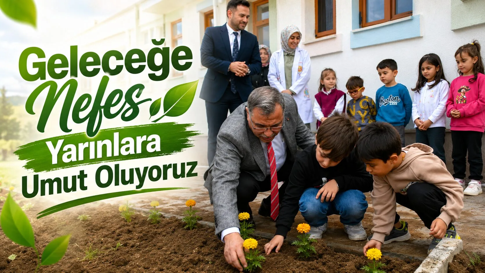 İl Millî Eğitim Müdürü İsmail Altınkaynak ve Müdür Yardımcısı Selçuk