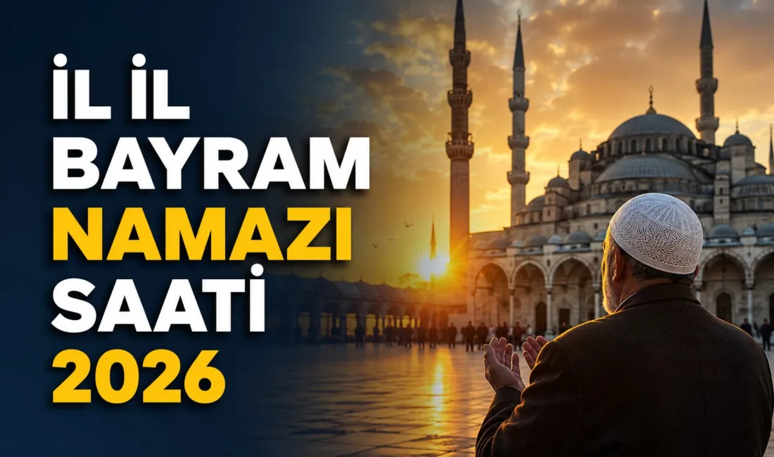 2026 Kurban Bayramı öncesinde milyonlarca vatandaşın merakla beklediği bayram namazı