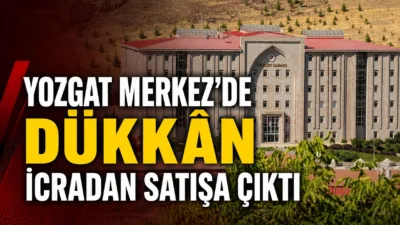 Yozgat Merkez Medrese Mahallesi’nde bulunan 161,75 metrekarelik dükkan vasıflı taşınmaz,