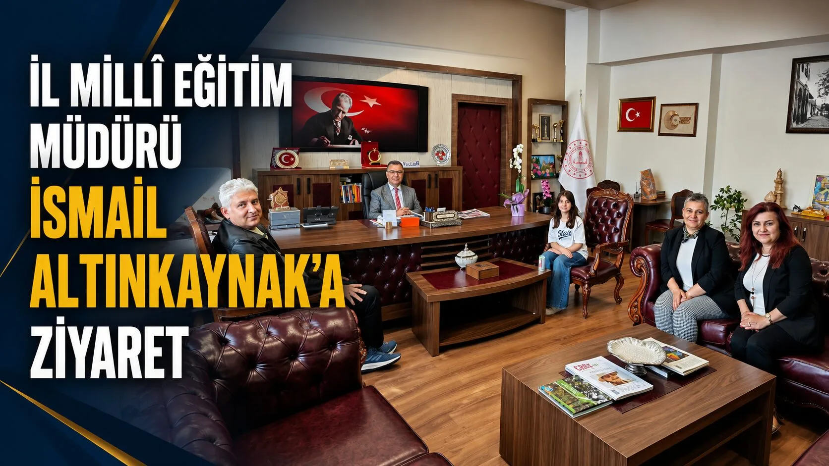 Yerköy’de görev yapan okul yöneticileri, İl Millî Eğitim Müdürü İsmail