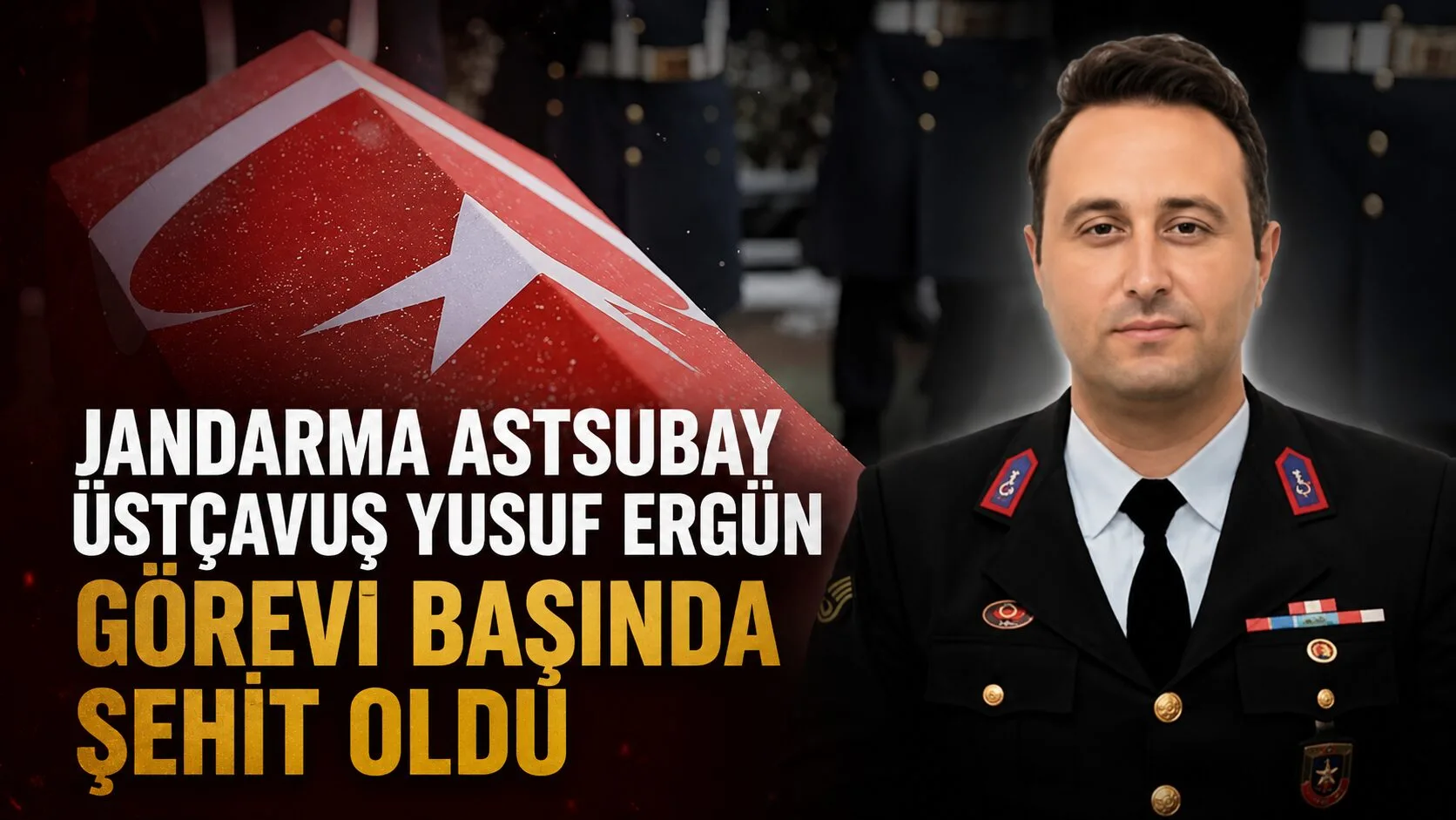 Ankara-Niğde Otoyolu’nun Bala kesiminde yoldaki lastik parçalarını temizleyen Jandarma Astsubay