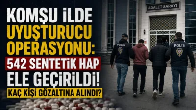 Polis ekipleri, durdurdukları bir araçta ve araçta bulunan İ.C.G. isimli
