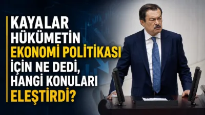 İYİ Parti Yozgat Milletvekili Lutfullah Kayalar, TBMM'de yaptığı konuşmada Türkiye'nin