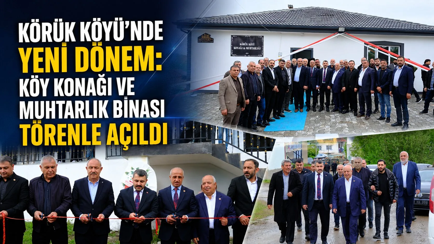 Körük Köyü, Kurban Bayramı’nın üçüncü gününde önemli bir açılışa ev