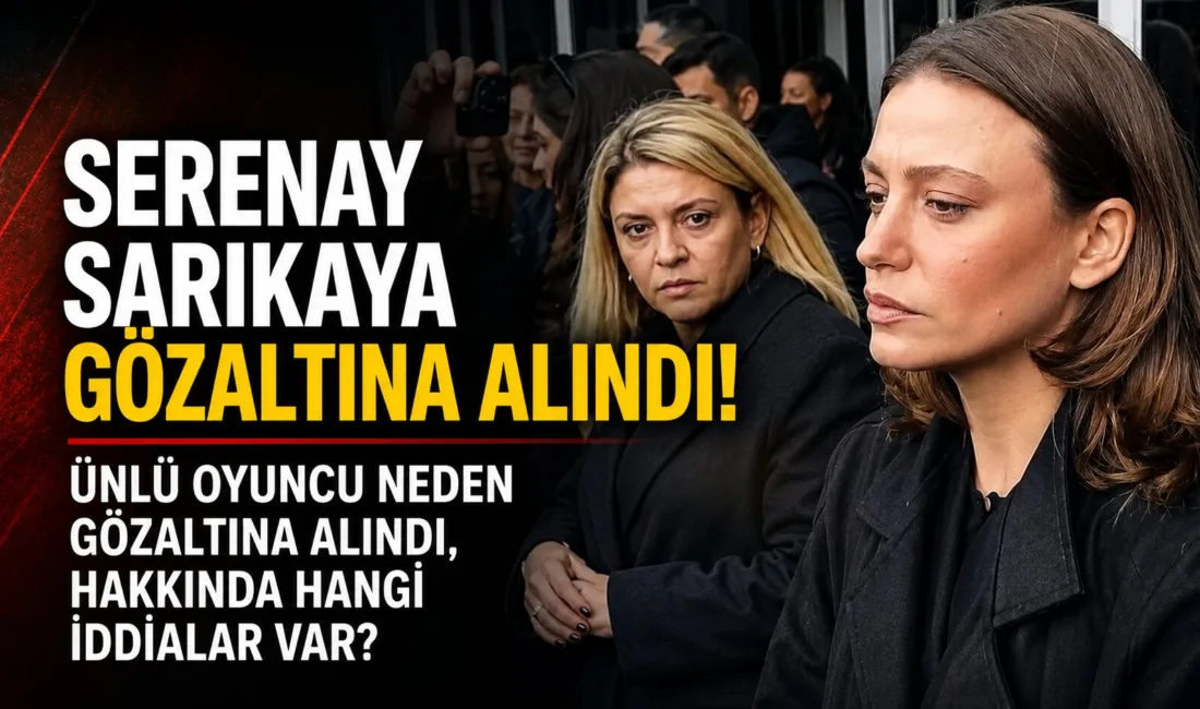 Bakırköy Cumhuriyet Başsavcılığı'nın başlattığı uyuşturucu soruşturması çerçevesinde oyuncu Serenay Sarıkaya,
