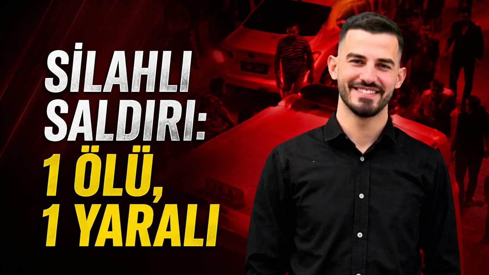 Kimliği belirsiz kişilerce düzenlenen silahlı saldırıda 26 yaşındaki Cumali Kocabey