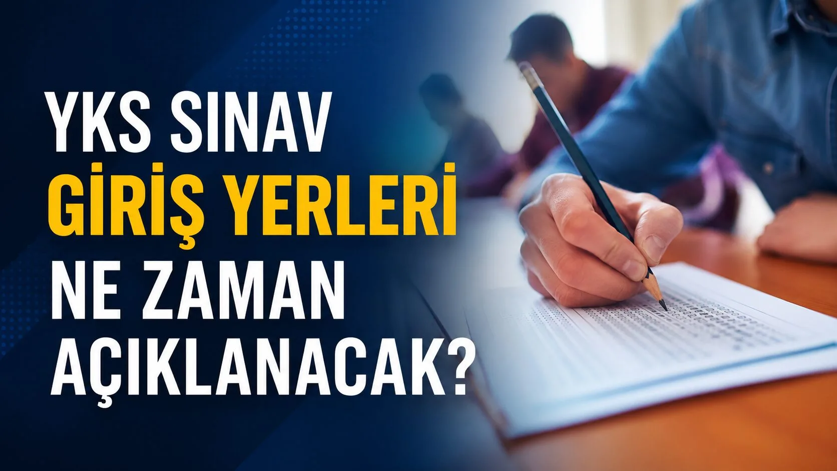Yükseköğretim Kurumları Sınavı (YKS) için geri sayım başladı. Adaylar, sınav