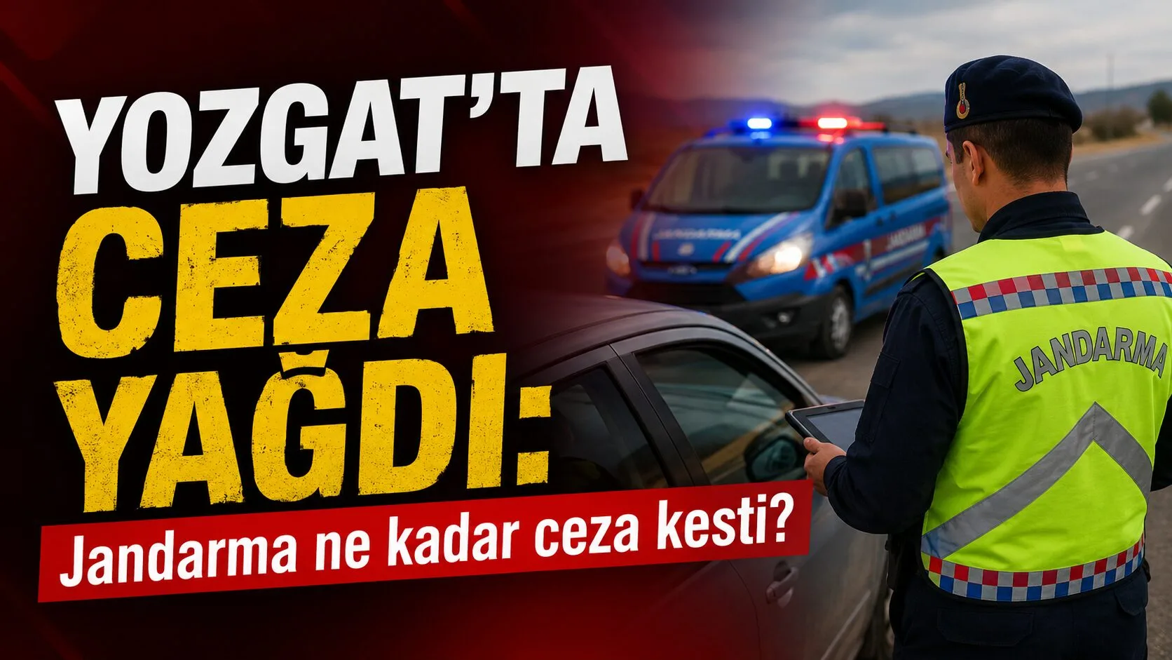 Yozgat İl Jandarma Komutanlığı ekipleri tarafından gerçekleştirilen trafik denetimlerinde alkollü