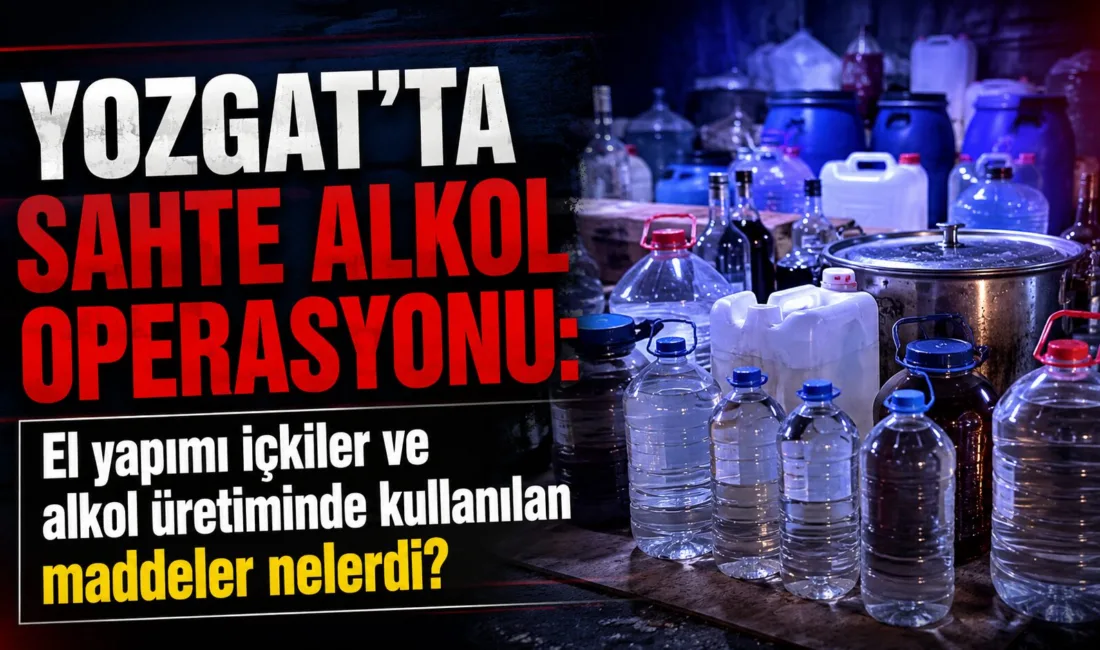 Yozgat'ta jandarma ekipleri, kaçak alkol ticaretini engellemek amacıyla düzenledikleri operasyonda,