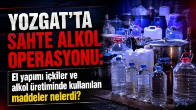 Yozgat'ta jandarma ekipleri, kaçak alkol ticaretini engellemek amacıyla düzenledikleri operasyonda,