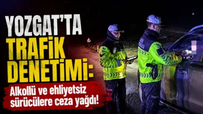 Yozgat İl Jandarma Komutanlığı Trafik Jandarması ekipleri, vatandaşların can ve