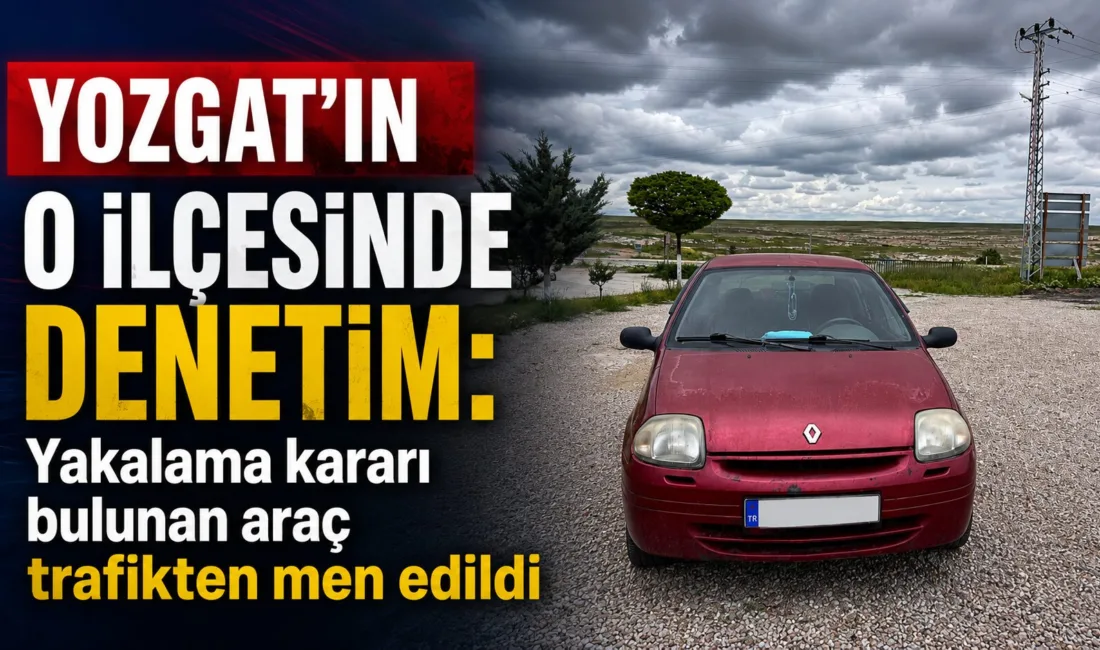 Yozgat’ın Yenifakılı ilçesinde jandarma ekiplerince yapılan yol kontrol uygulamasında, hakkında