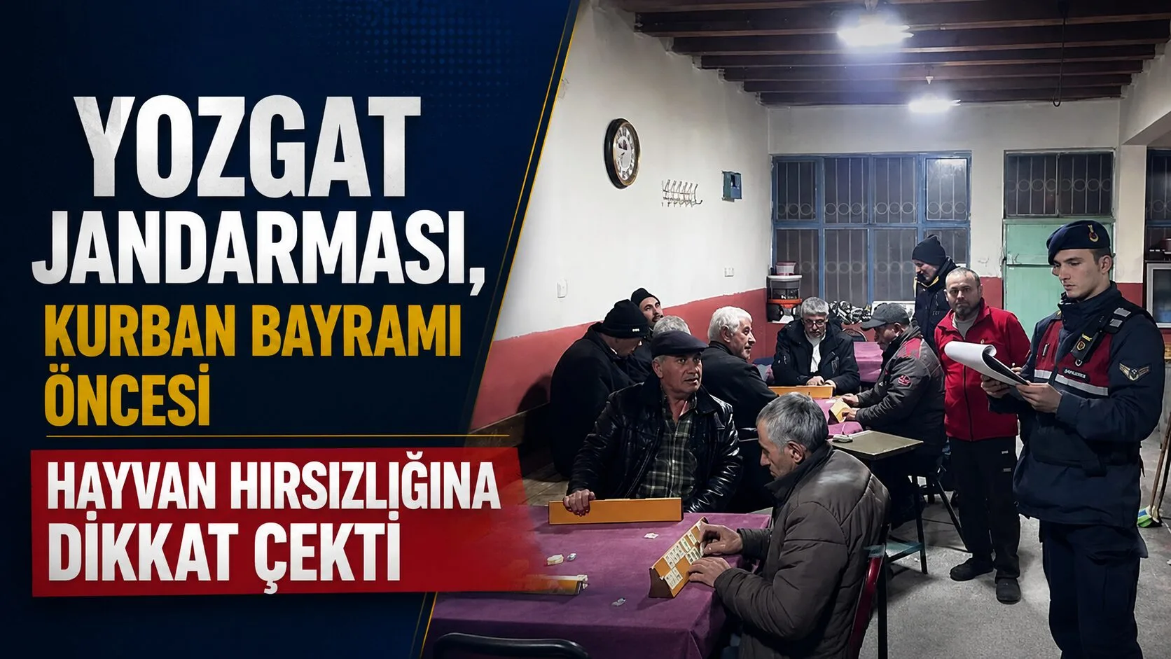 Çayıralan İlçe Jandarma Komutanlığı, yaklaşan Kurban Bayramı öncesinde hayvan hırsızlığına