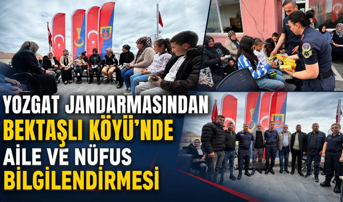 Yozgat İl Jandarma Komutanlığı ekipleri, 2026-2035 Aile ve Nüfus On