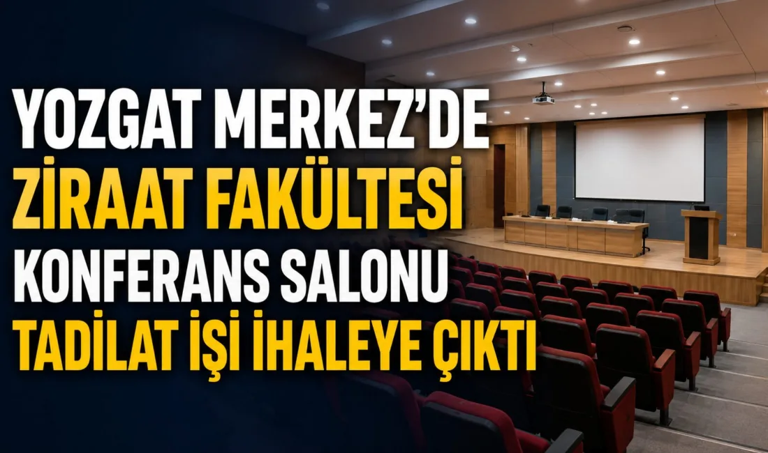 Yozgat Bozok Üniversitesi tarafından Ziraat Fakültesi Konferans Salonu için çelik