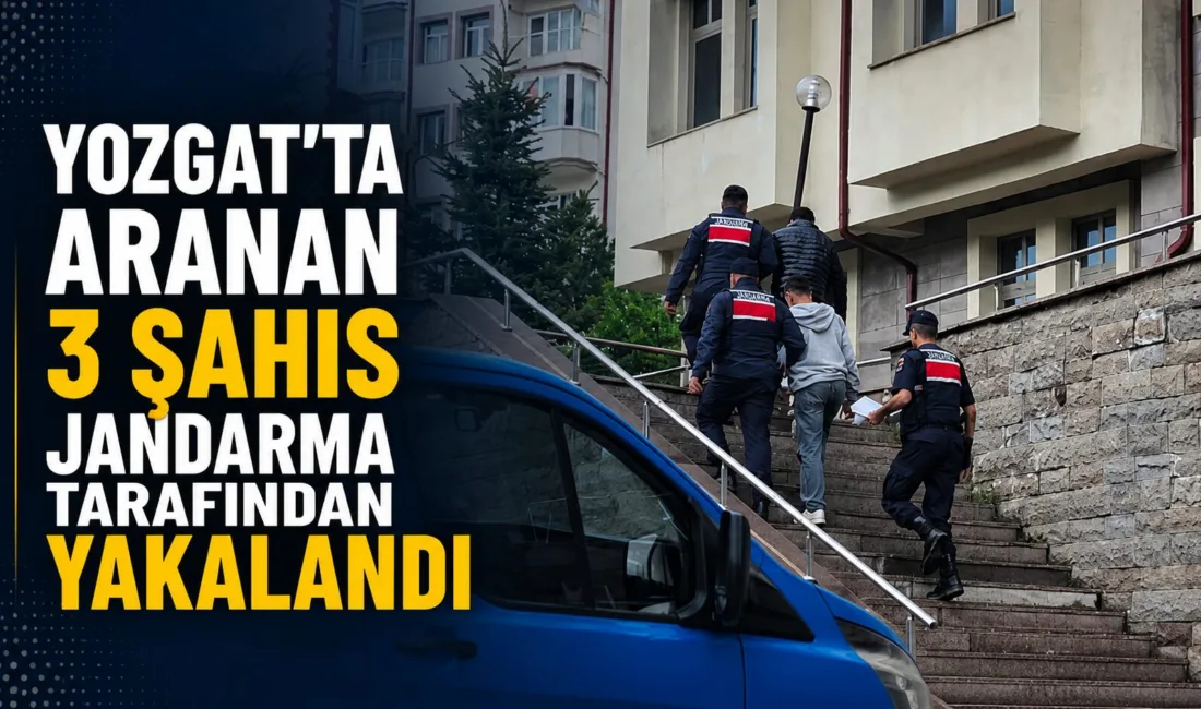 Yozgat İl Jandarma Komutanlığı ekiplerince yürütülen çalışmalar kapsamında, çeşitli suçlardan