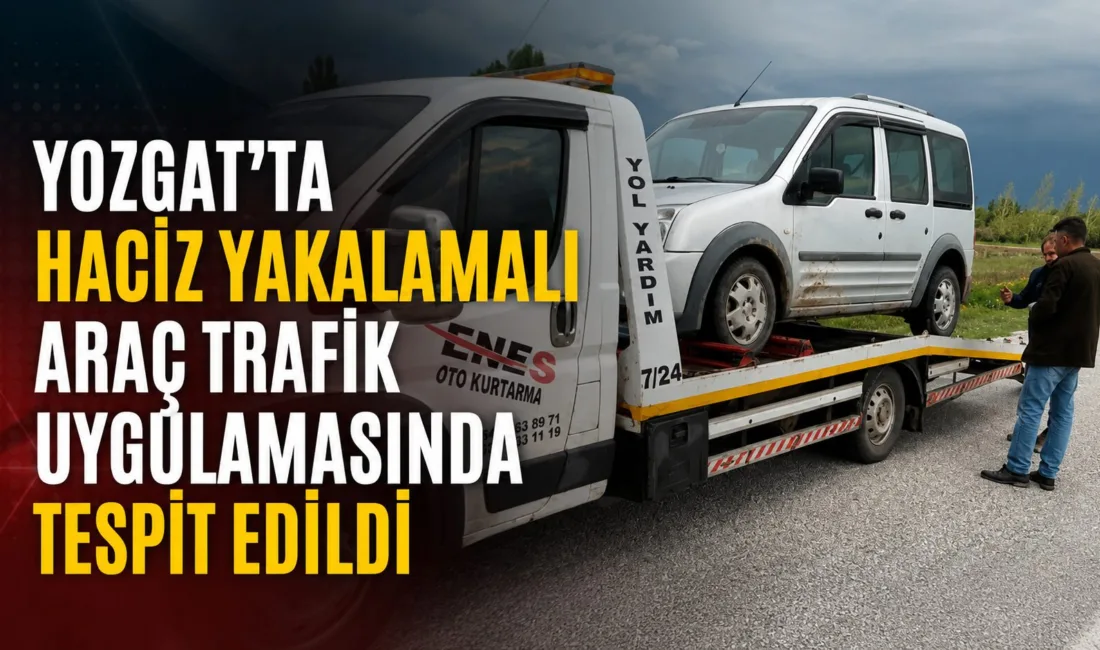 Yozgat’ın Sorgun ilçesinde jandarma ekiplerince yapılan trafik uygulamasında, hakkında yakalama