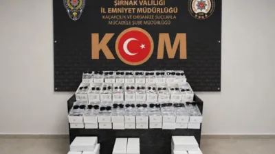 Şırnak Emniyet Müdürlüğü, kaçakçılıkla mücadele kapsamında gerçekleştirdiği operasyonda 5 milyon