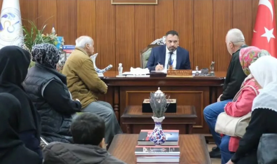 Sorgun Belediye Başkanı Mustafa Erkut Ekinci, vatandaşlarla bir araya gelerek