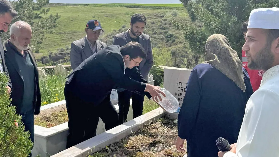 Yozgat'ın Yerköy ilçesinde, vatan için can veren şehitlerin anma etkinliği